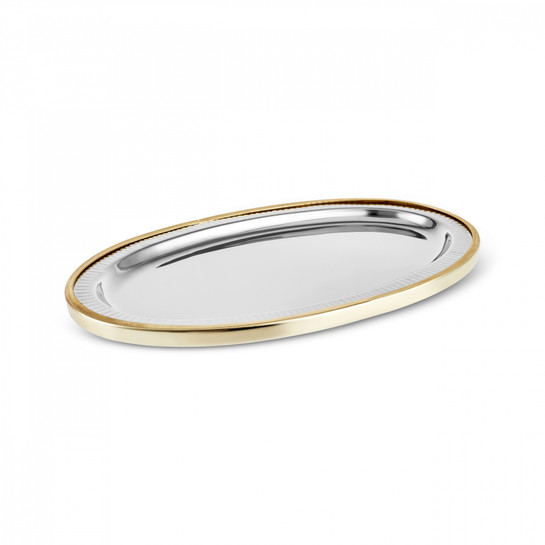 Karaca Ring Dekoratif Tepsi 39x23 cm