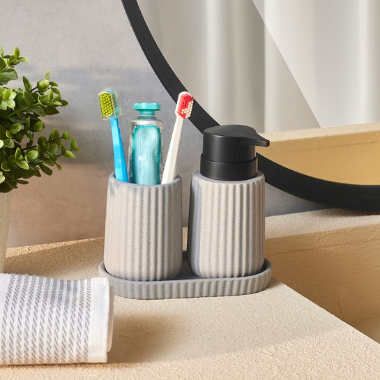 Karaca Trina 3 Parça Banyo Aksesuar Seti