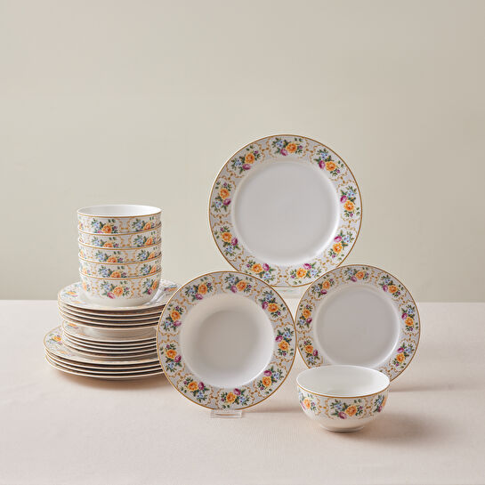 Karaca Forever Bone Viyan 24 Parça 6 Kişilik Yemek Takımı