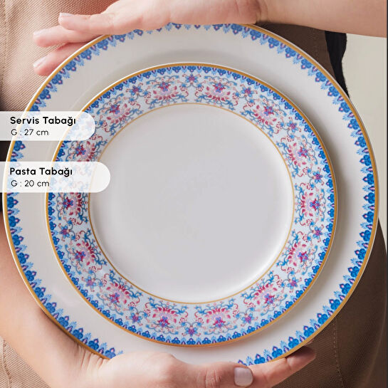 Karaca Forever Bone Melen 24 Parça 6 Kişilik Yemek Takımı