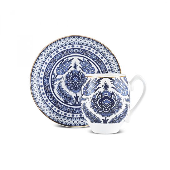 Karaca Mercan 6 Kişilik Kahve Fincan Takımı 90 Ml