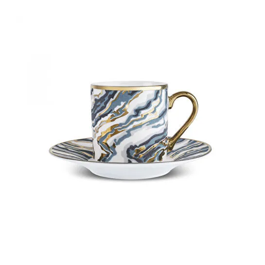 Karaca Ocean 6 Kişilik Kahve Fincan Takımı 90 Ml