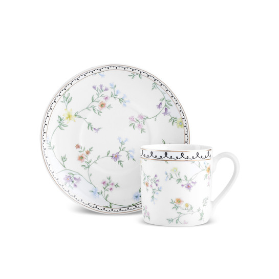 Karaca Minton Kahve Fincanı ve Tabağı 90 Ml