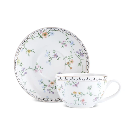 Karaca Minton Çay Fincanı ve Tabağı 220 Ml