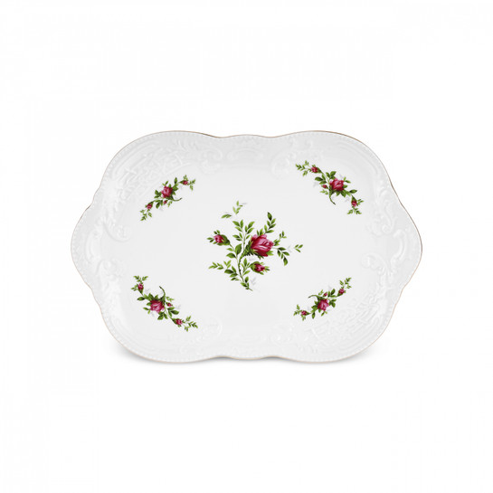 Karaca Vintage Rose Kayık Tabak 25 cm