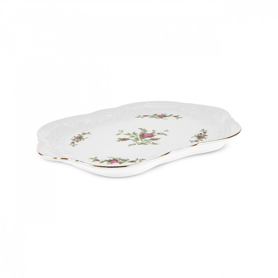 Karaca Vintage Rose Kayık Tabak 25 cm