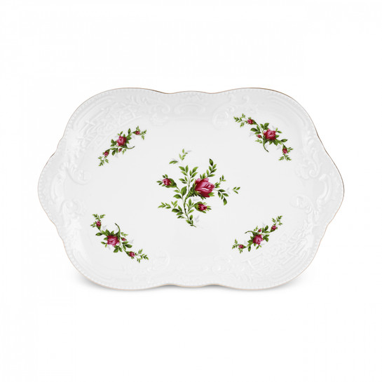 Karaca Vintage Rose Kayık Tabak 30 cm