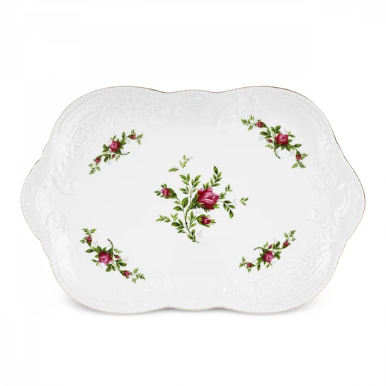 Karaca Vintage Rose Kayık Tabak 35 cm