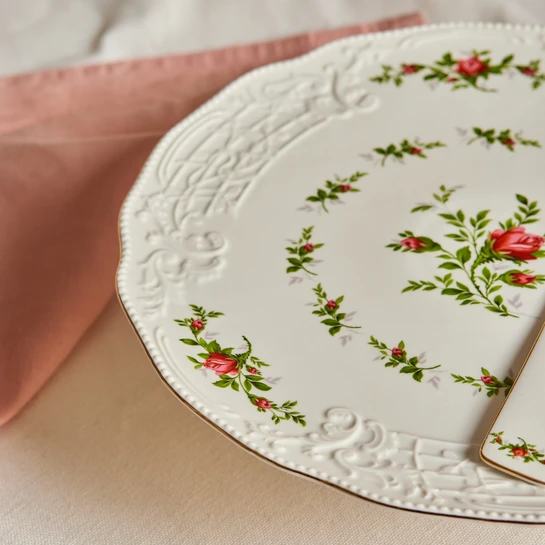 Karaca Vintage Rose Ayaklı Kek Standı 30 cm