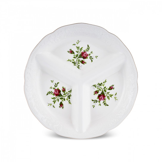 Karaca Vintage Rose Bölmeli Sunumluk 25 cm