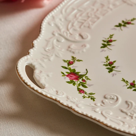 Karaca Vintage Rose Tepsi 35 cm