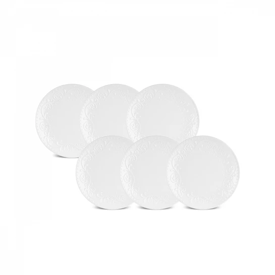 Karaca Safir 6 Parça Porselen Pasta Takımı 21 cm