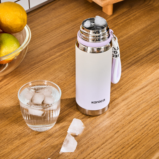 Karaca İnoxis Çelik Sızdırmaz Termos 550 Ml Lila
