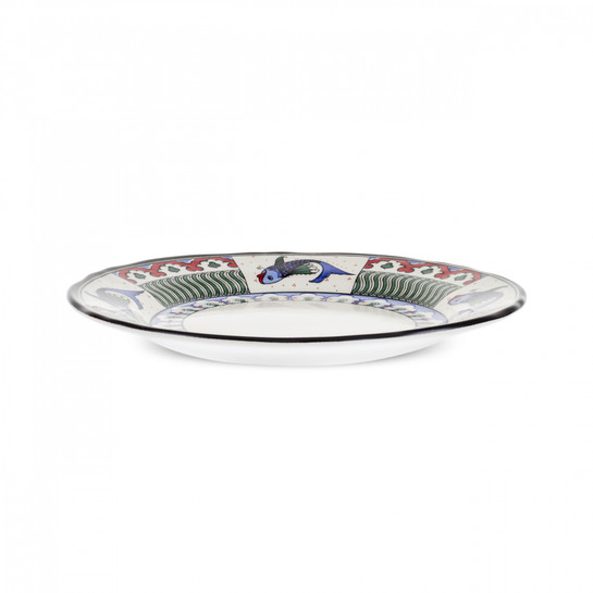 Karaca İznik Balık Pasta Tabağı 21 cm