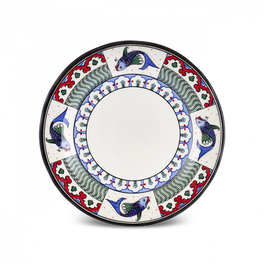 Karaca İznik Balık Pasta Tabağı 21 cm