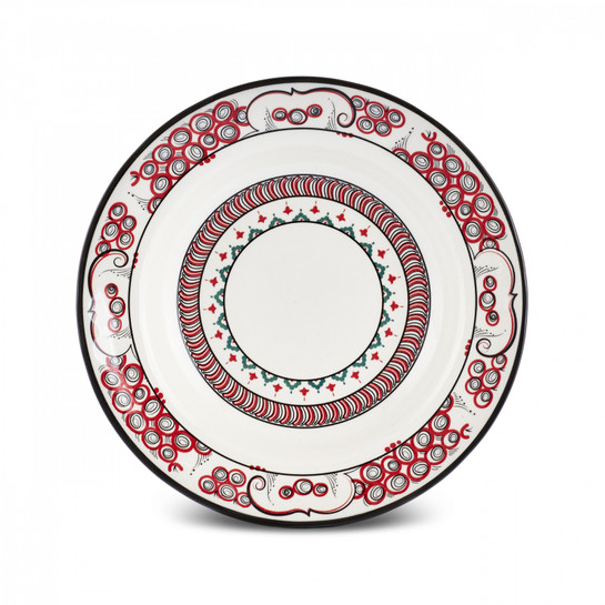Karaca İznik Lal Çukur Tabak 23 cm