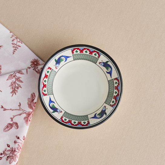 Karaca x Ömür Akkor İznik Balık Kase 16 cm