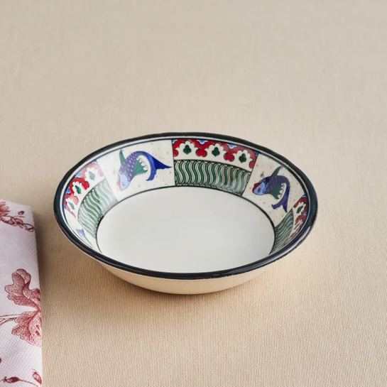 Karaca x Ömür Akkor İznik Balık Çerezlik 14 cm