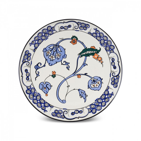 Karaca İznik Hatai Ayaklı Kek Standı 32 cm