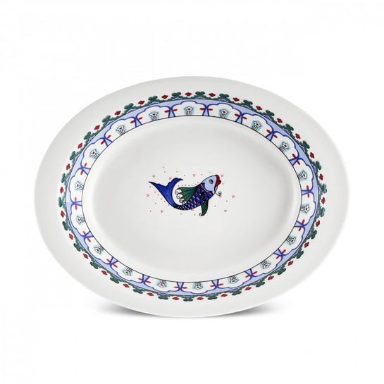 Karaca İznik Balık Fırın Kabı 29 cm