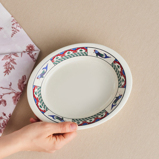 Karaca x Ömür Akkor İznik Balık Fırın Kabı 22 cm