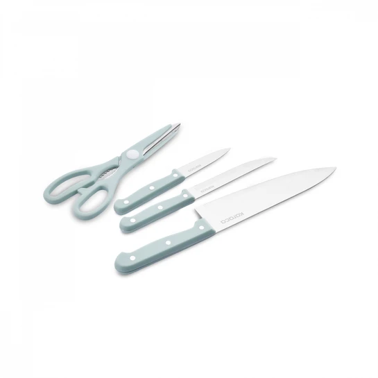 Karaca Sharp 3 in 1 5 Parça Kesme Tahtalı Bıçak Seti Mint