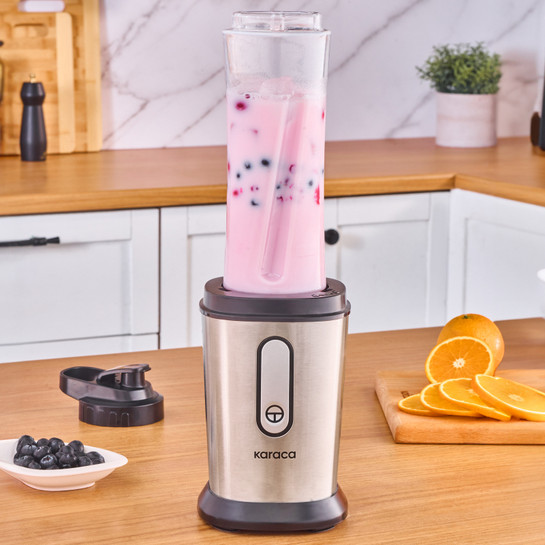 Karaca Smooth and Crush Personal Kişisel Smoothie Blender Inox