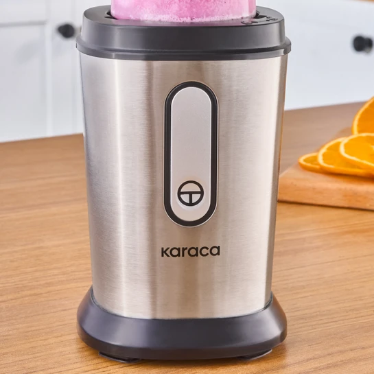 Karaca Smooth and Crush Personal Kişisel Smoothie Blender Inox