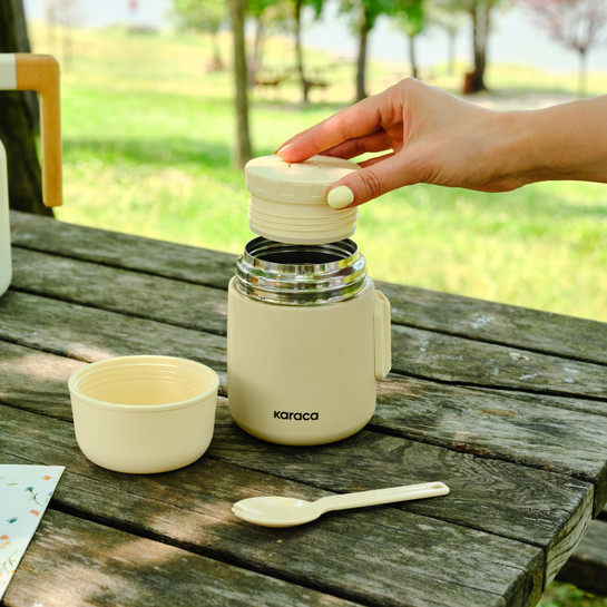 Karaca Yemek Termosu Krem 500 ml
