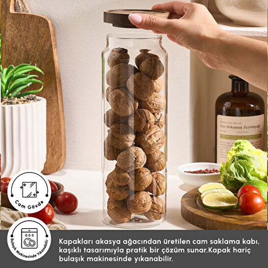 Karaca Mova Akasya Saklama Kabı 1350 ml