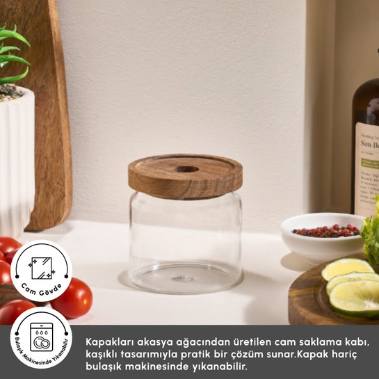 Karaca Mova Akasya Saklama Kabı 500 ml