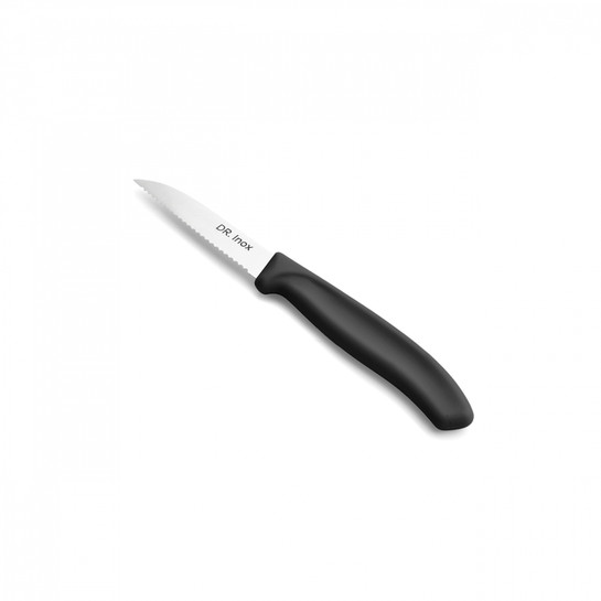 Dr. Inox Trıtıklı Soyma Bıçağı 19 cm Siyah