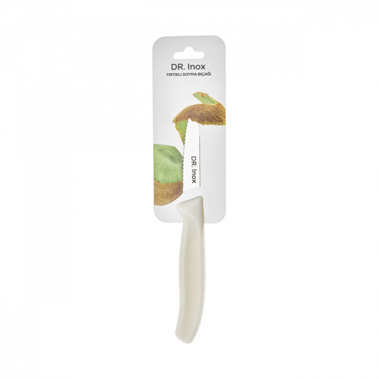 Dr. Inox Trıtıklı Soyma Bıçağı 19 cm Krem