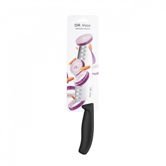 Dr. Inox Santoku Bıçağı 30 cm Siyah