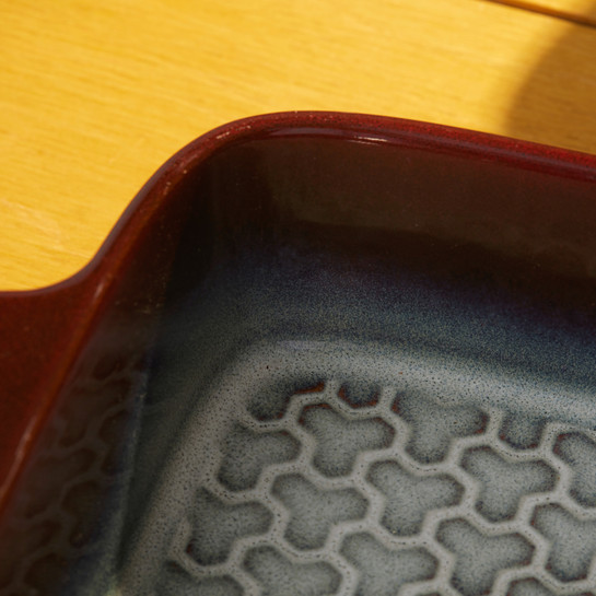 Karaca Culina Reaktif Fırın Kabı Bordo 38 cm