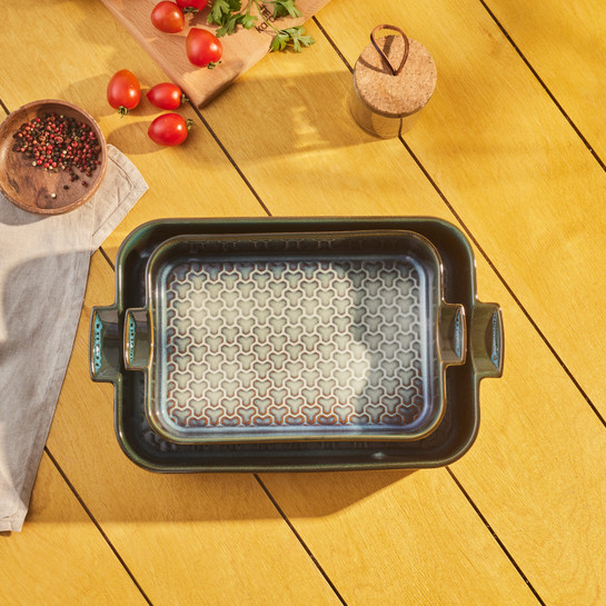 Karaca Culina Reaktif Fırın Kabı Mavi 38 cm