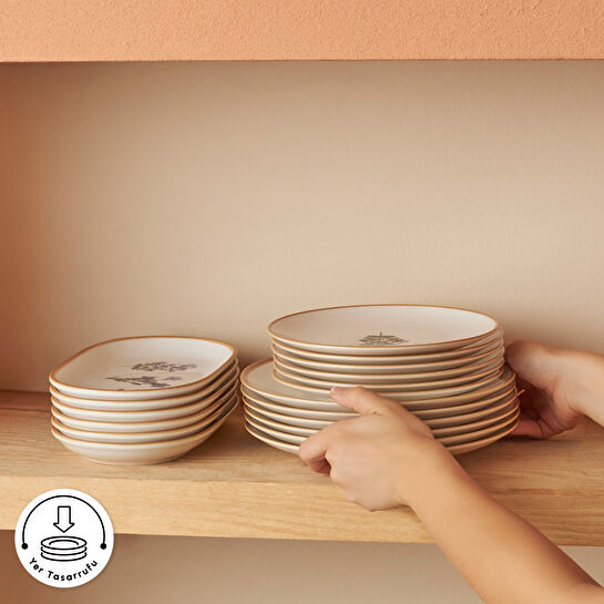 Karaca June 18 Parça 6 Kişilik Kahvaltı Takımı