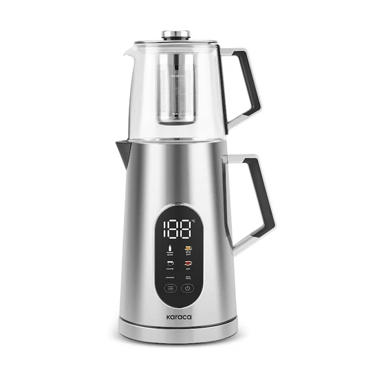 Karaca Cool Touch 1503 Dijital Çift Cidarlı Çay Makinesi Inox