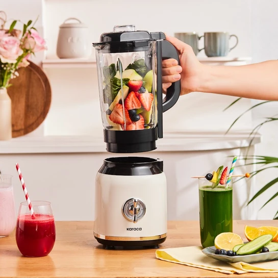 Karaca Vintage Craft Smoothie Blender Cream