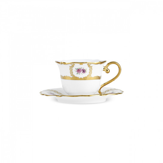 Karaca Royal Bone Elizabeth 6 Kişilik Kahve Fincan Takımı 90 Ml