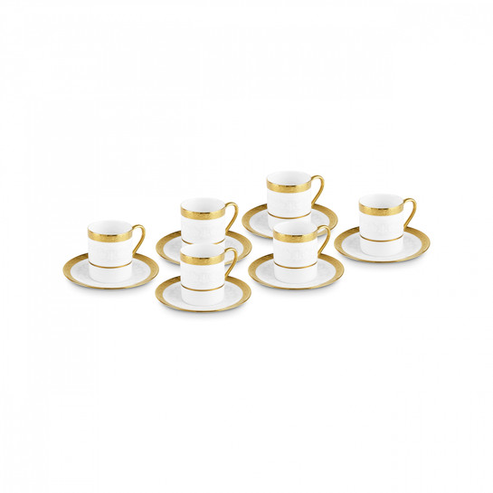 Karaca Royal Bone Victoria 6 Kişilik Kahve Fincanı 90 Ml