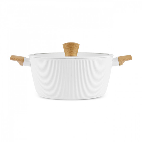 Karaca x Refika Swiss Crystal Purelıne İndüksiyon Tabanlı 12 Parça Tencere Seti Almond Cream