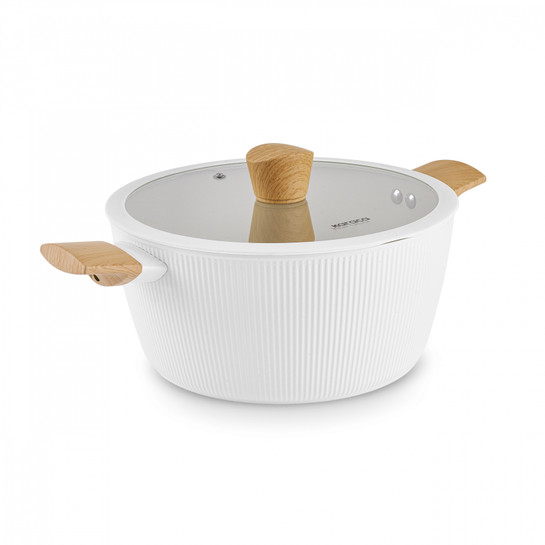 Karaca x Refika Swiss Crystal Purelıne İndüksiyon Tabanlı 12 Parça Tencere Seti Almond Cream
