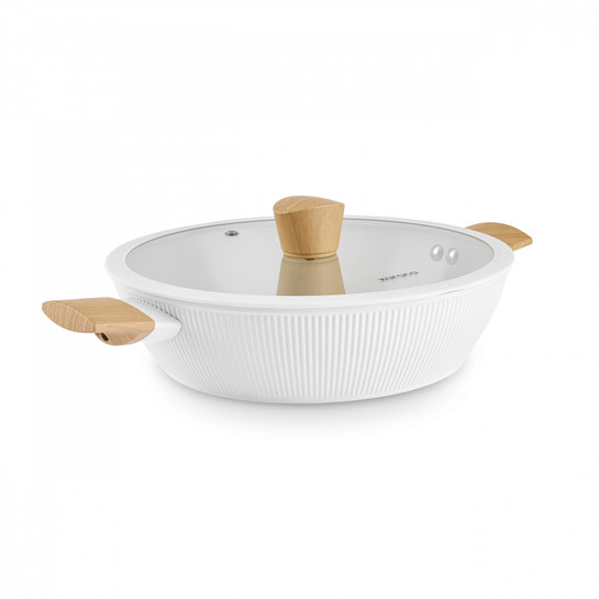 Karaca x Refika Swiss Crystal Purelıne İndüksiyon Tabanlı 12 Parça Tencere Seti Almond Cream