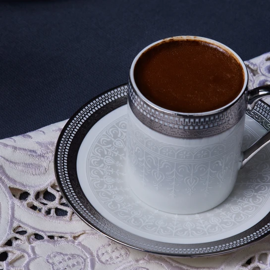 Karaca Royal Bone Kate 6 Kişilik Kahve Fincan Takımı 90 Ml