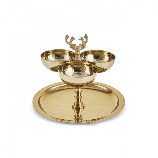 Karaca Loren Çerezlikli İkramlık Gold 8x21 cm
