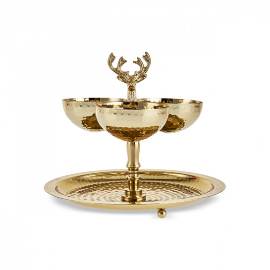 Karaca Loren Çerezlikli İkramlık Gold 8x21 cm