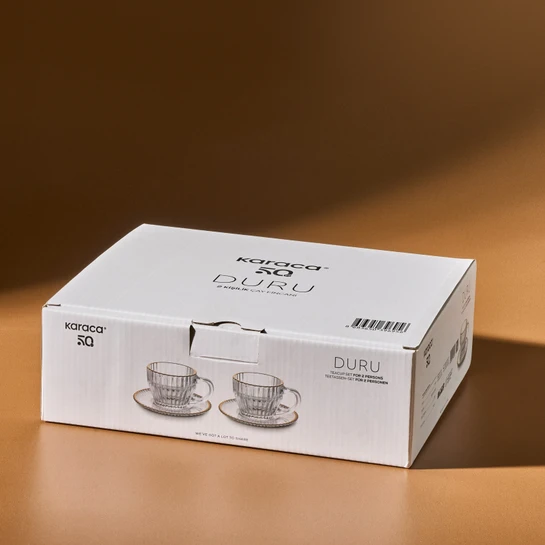 Karaca Duru 2 Kişilik Çay Fincan Takımı 220 ml