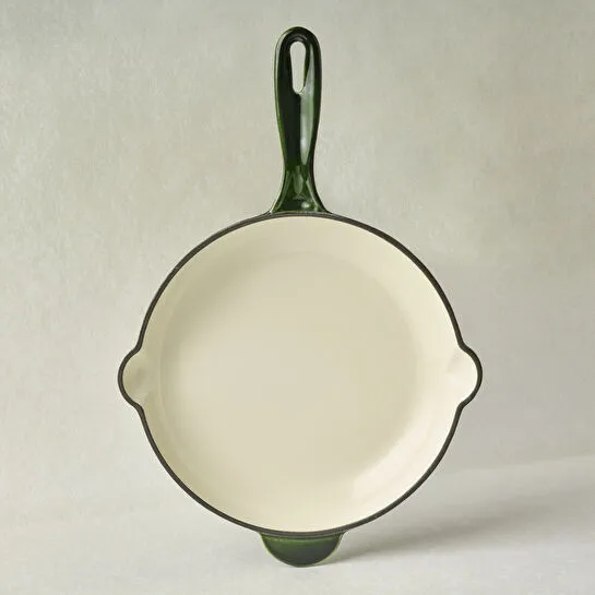 Karaca Heritage Demir Döküm Emayeli Tava Yeşil 26 cm