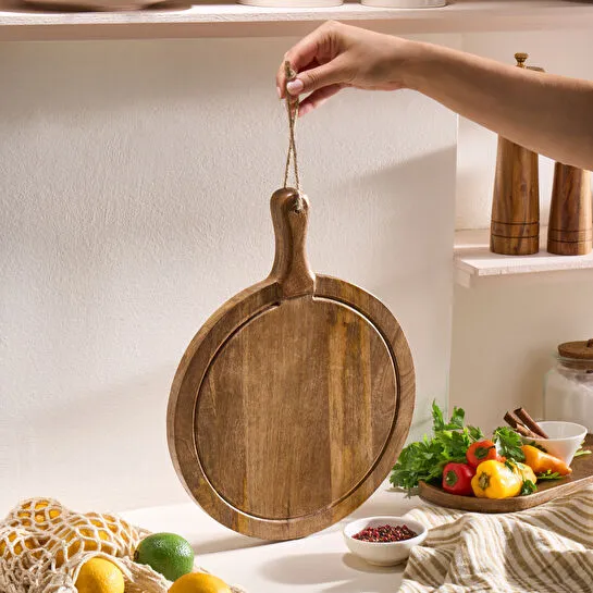 Karaca Premium Mango Oval Kesme ve Sunum Tahtası